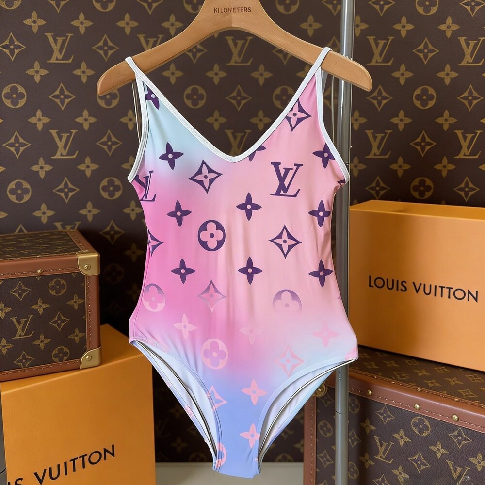 LV Gradient Monogram One Piece Swimsuit - Picture 6 of 6